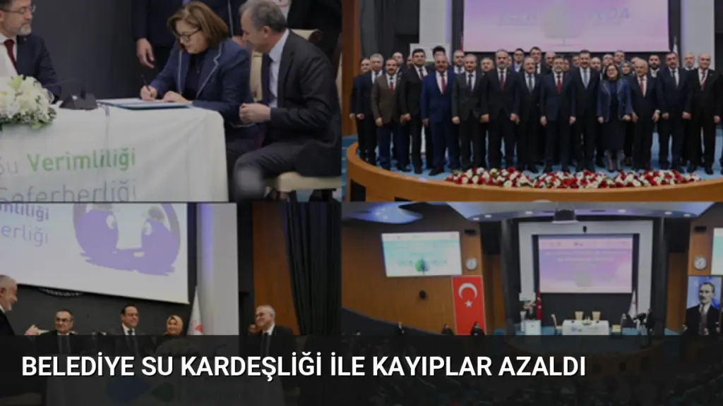 Belediye Su Kardeşliği ile Kayıplar Azaldı