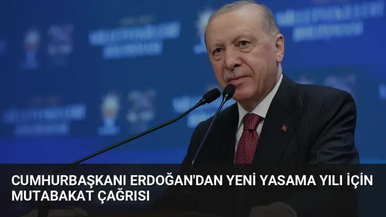 Cumhurbaşkanı Erdoğan’dan Yeni Yasama Yılı İçin Mutabakat Çağrısı