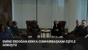Emine Erdoğan Kenya Cumhurbaşkanı Eşiyle Görüştü
