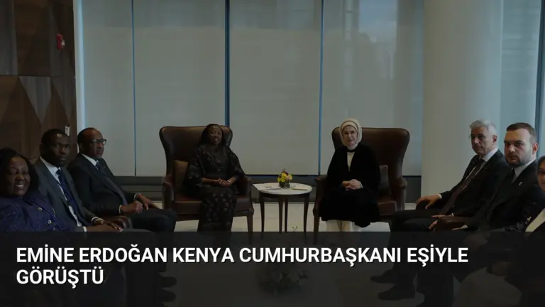 Emine Erdoğan Kenya Cumhurbaşkanı Eşiyle Görüştü