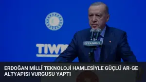 Erdoğan Millî Teknoloji Hamlesiyle Güçlü AR-GE Altyapısı Vurgusu Yaptı
