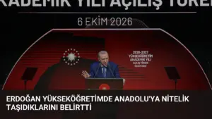 Erdoğan Yükseköğretimde Anadolu’ya Nitelik Taşıdıklarını Belirtti